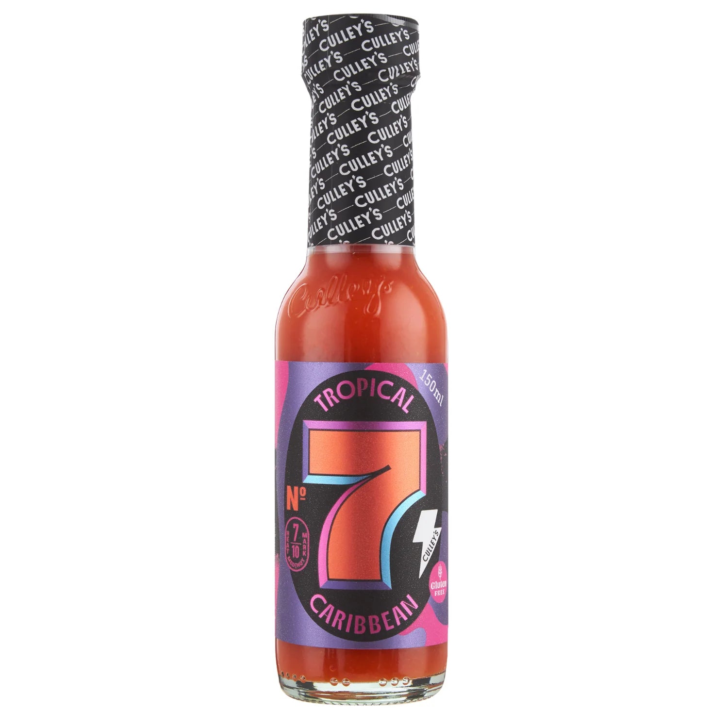 Culleys #7 Tropical Caribbean Hot Sauce 150ml