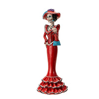 Day of the Dead figurine - Red Catrina - Chile Mojo