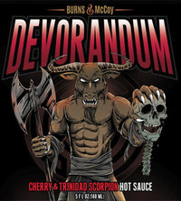 Burns and McCoy Devorandum Cherry Trinidad Scorpion Hot Sauce 148ml (5oz) - Chile Mojo