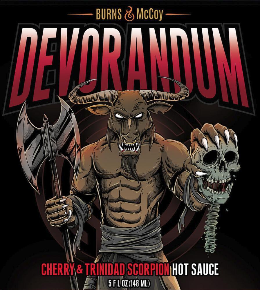 Burns and McCoy Devorandum Cherry Trinidad Scorpion Hot Sauce 148ml (5oz) - Chile Mojo