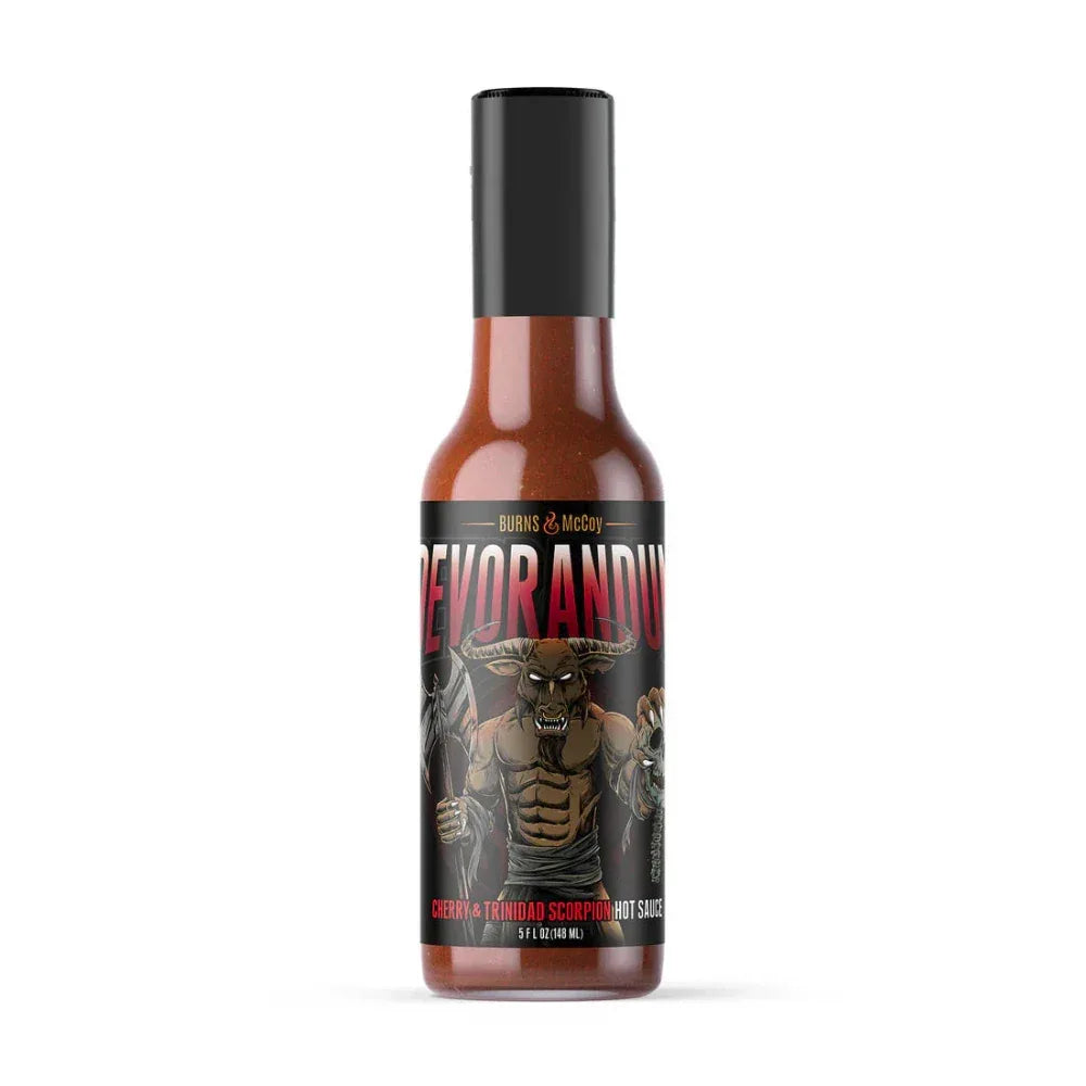 Burns and McCoy Devorandum Cherry Trinidad Scorpion Hot Sauce 148ml (5oz) - Chile Mojo