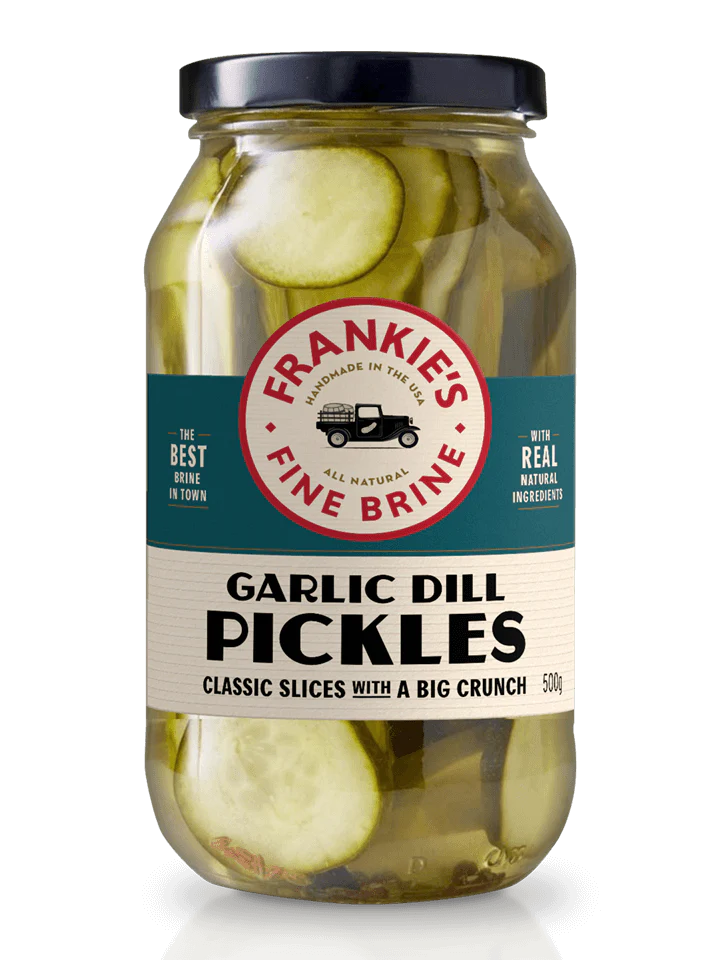 Frankies Fine Brine - Garlic Dill Pickles (500gm)