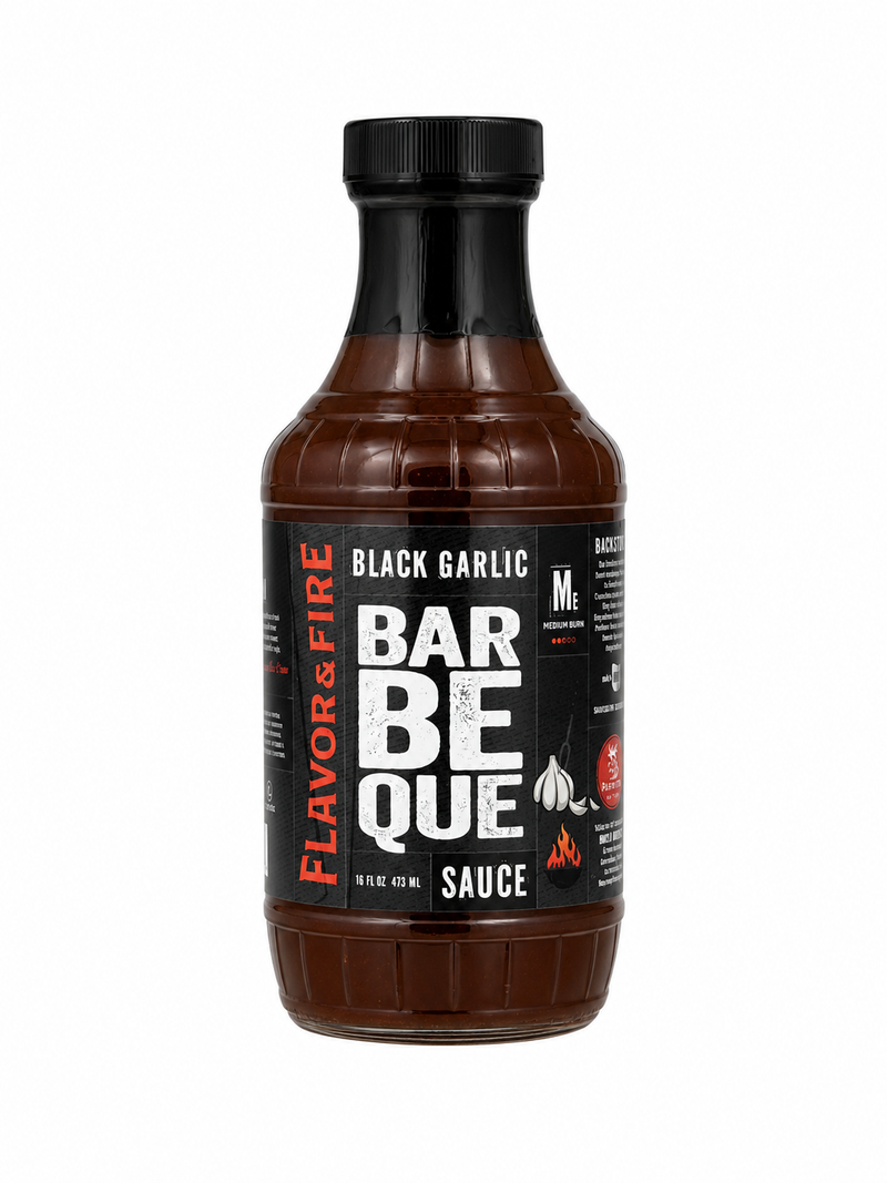 Flavor & Fire Black Garlic BBQ Sauce 473ml (16oz)
