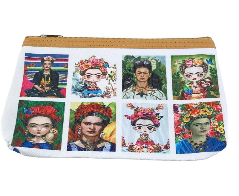 Faces of Frida Make-up Bag 19cm x 13cm - Chile Mojo