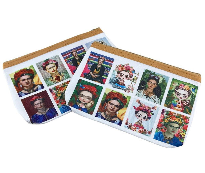 Faces of Frida Make-up Bag 19cm x 13cm - Chile Mojo