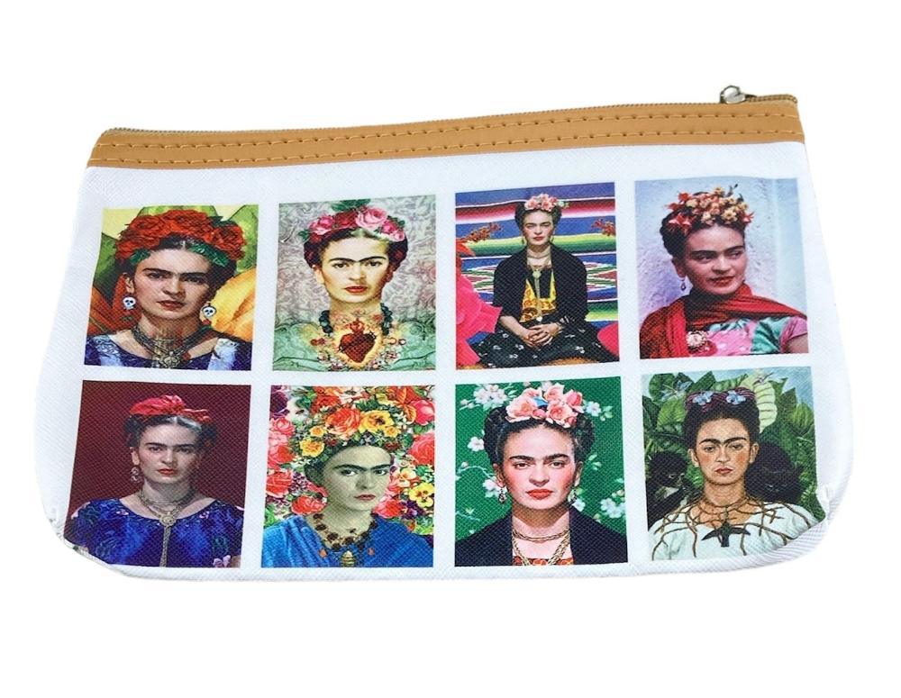 Faces of Frida Make-up Bag 19cm x 13cm - Chile Mojo