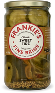 Frankies Fine Brine - Sweet Fire Pickle Chips 24oz (680gm) - Chile Mojo