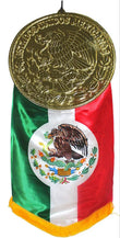 Mexican Flag Emblem w Metallic Coin - Chile Mojo
