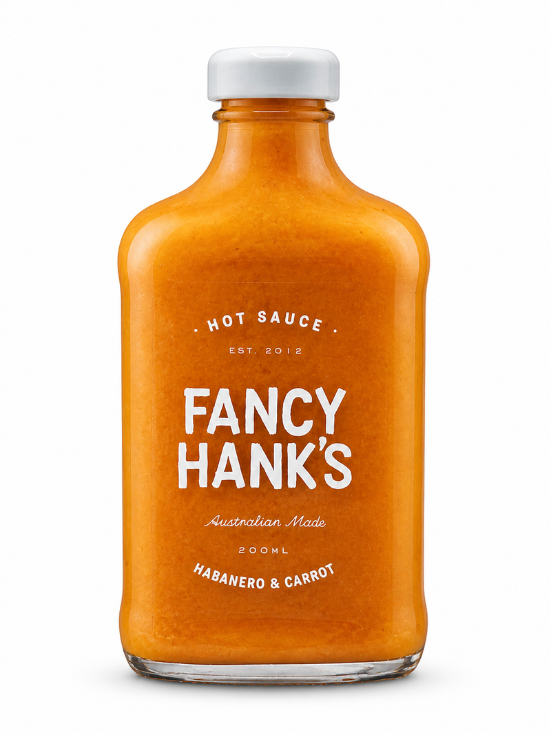 Fancy Hanks Habanero Carrot Hot Sauce 200ml