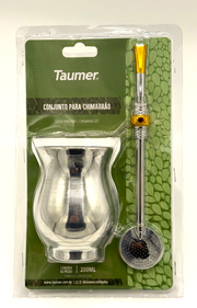 Yerba Mate Taumer Mate kit 200ml Gourd with Bombilla straw