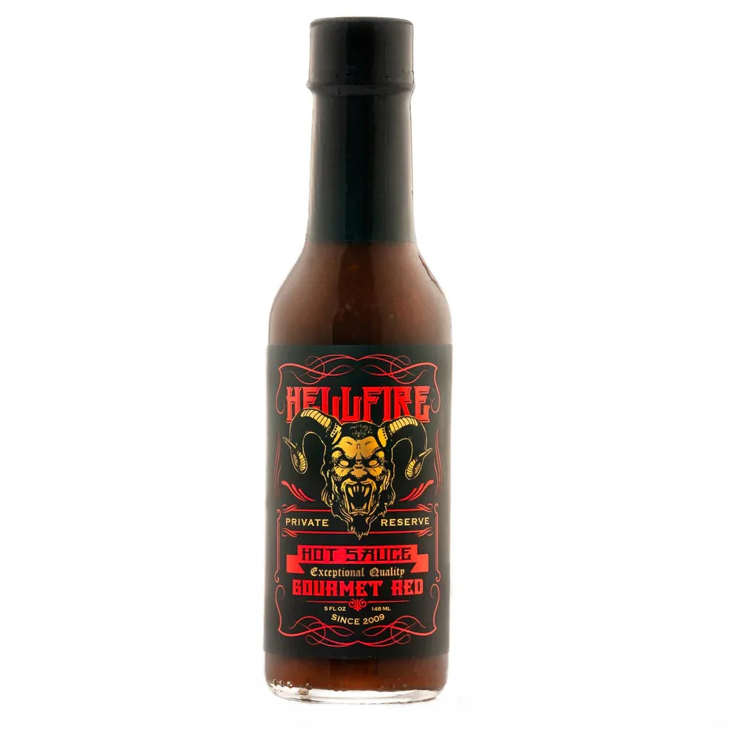 Hellfire Gourmet RED Hot Sauce 148ml - Chile Mojo