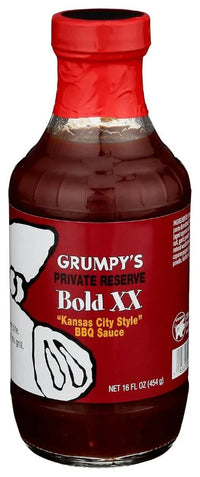 Grumpys Red Bold XX Kansas Style BBQ Sauce 16oz (454gm) - Chile Mojo