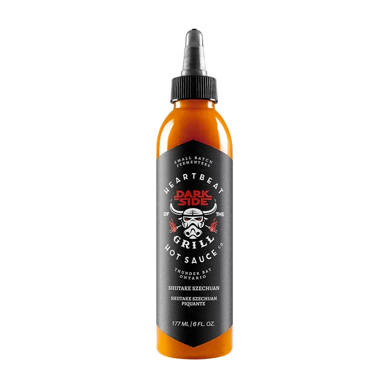 Heartbeat Darkside of the Grill - Shiitake Szechuan Hot Sauce 177ml (6oz) - Chile Mojo