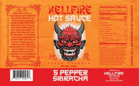 Hellfire 5 Pepper Blend Sriracha 150ml - Chile Mojo
