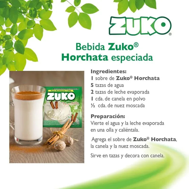 Zuko Horchata Flavoured Drink Mix - 25gm makes 1 litre - Chile Mojo