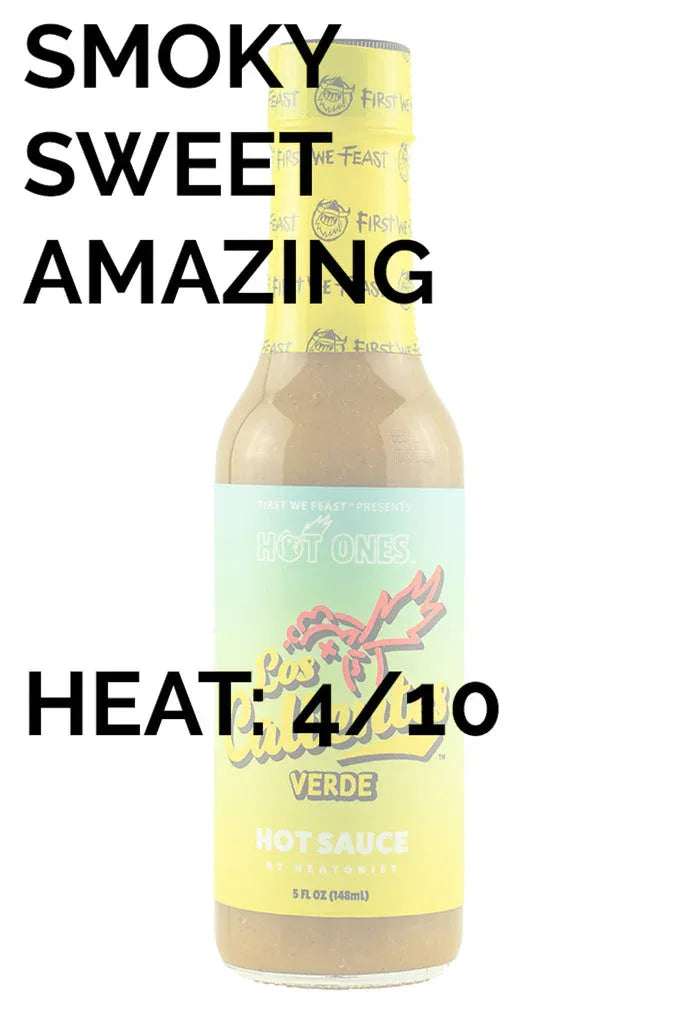 Los Calientes VERDE Hot Ones Hot Sauce 5oz (148ml) - Chile Mojo