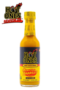 Hot Ones Tropical Amarillo Hot Sauce 5oz (148ml) - Chile Mojo
