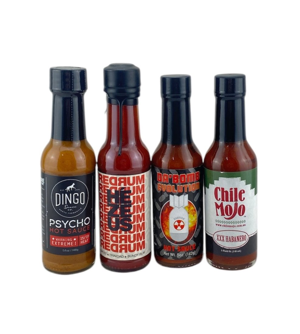 Hot Sauce Collection for those who just want heat - Dammit!!