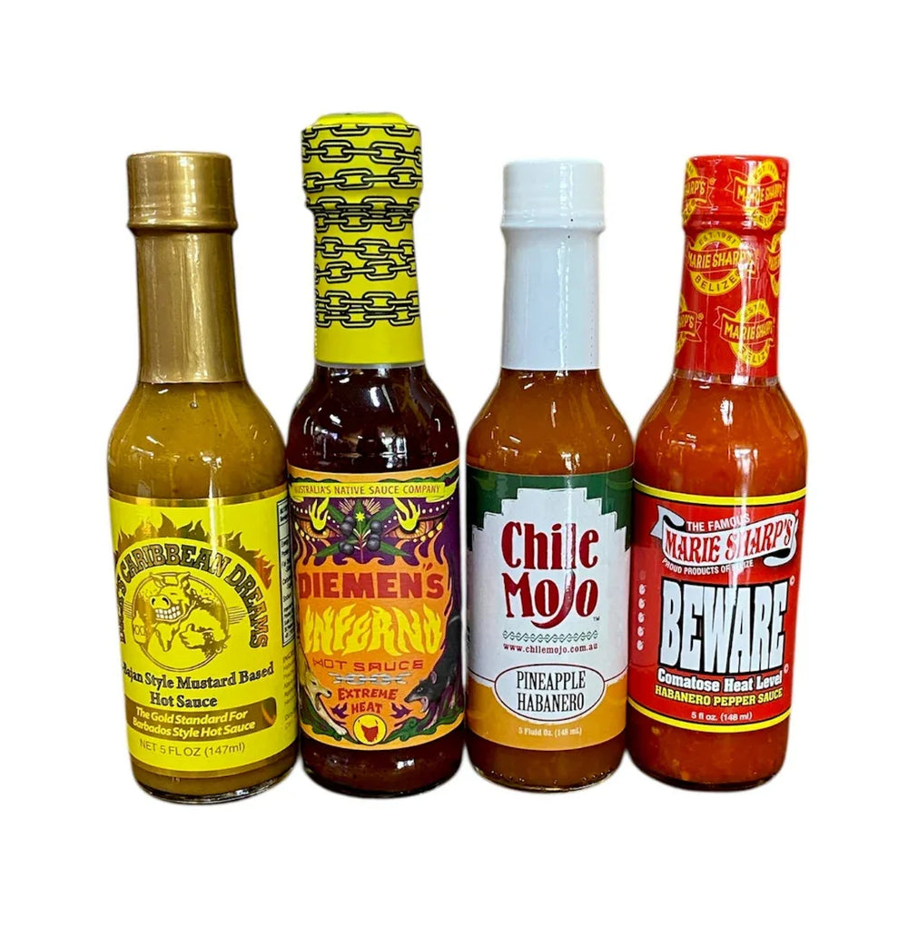 Hot Sauce Collection for those who want flavour with a satisfying burn - Chile Mojo