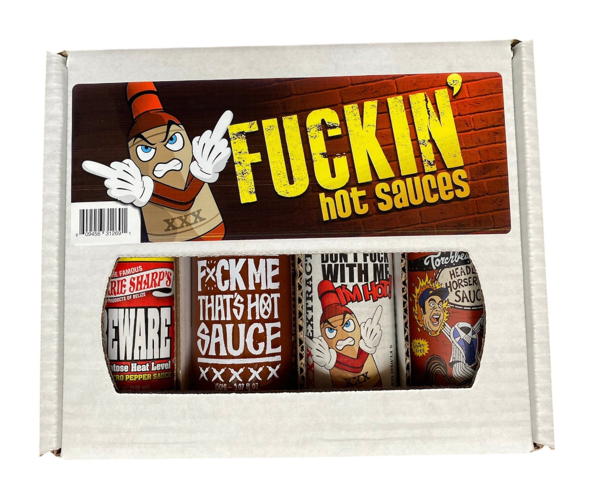 Hottest Fuckin Gift Box - 4 sauce pack