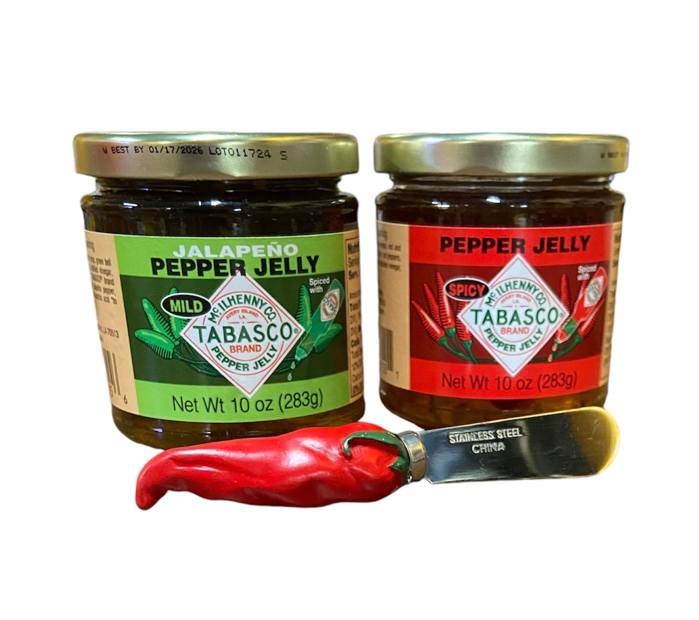 Tabasco Jelly and Knife set