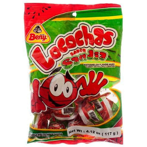 Beny Locochas Spicy Mexican Candy - Sandia Watermelon