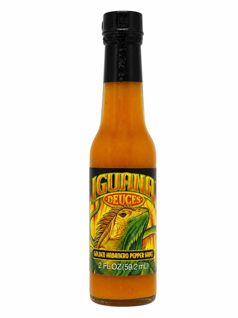Iguana Golden Habanero Hot Sauce 60ml (2oz)