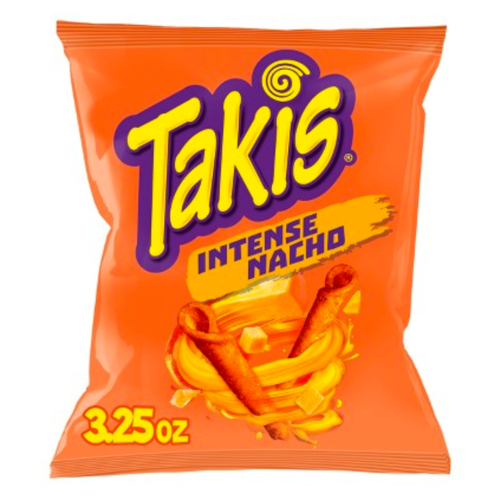 Takis NACHO Cheese Tortilla Chips 3.25oz (92gm)