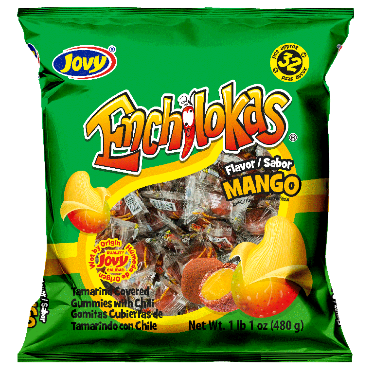 Jovy Enchilokas Mango Gummies 32-pack (480gm)