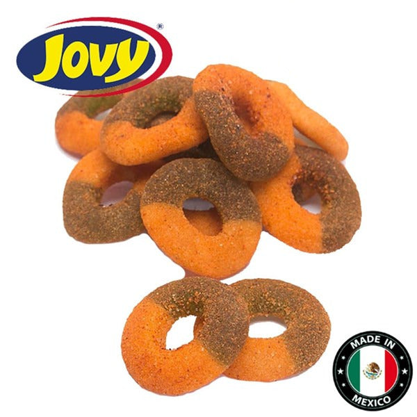 Jovy Spicy Chamoy Gummy Rings - Green Apple 100gm