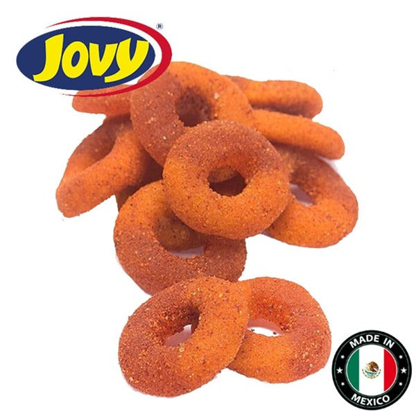 Jovy Spicy Chamoy Gummy Rings - Peach 100gm
