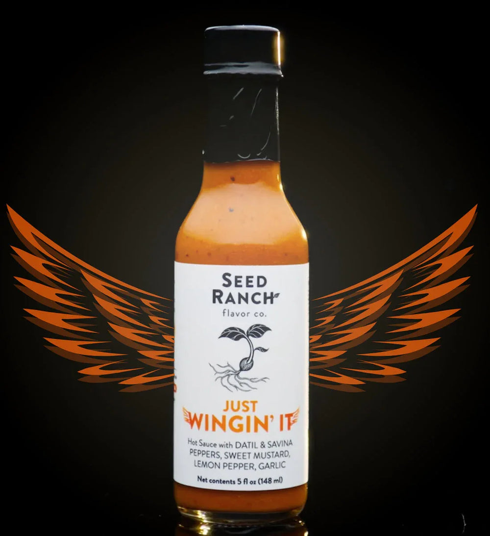 Seed Ranch Flavor Co. Just Wingin It Hot Sauce 5oz (148ml) - Chile Mojo