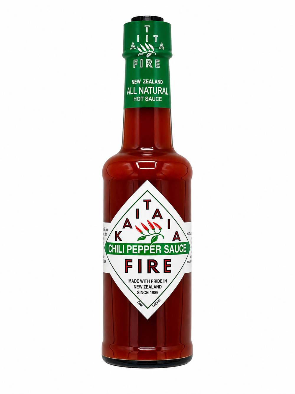 Kaitaia Fire Chili Pepper Sauce 148ml (5oz)