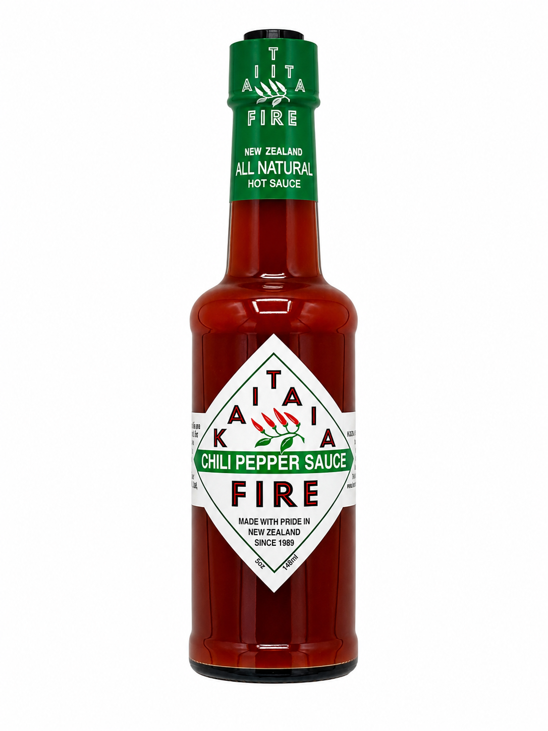 Kaitaia Fire Chili Pepper Sauce 148ml (5oz)