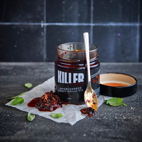 Killer Condiments Super Charged Crispy Chilli Oil 215g