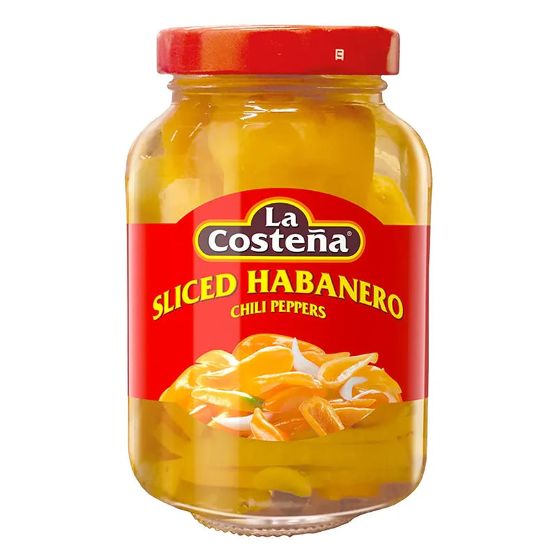La Costena Sliced Habanero Peppers 210gm - Chile Mojo