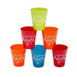 Lets Fiesta - Colourful Plastic Shot Glasses - Chile Mojo