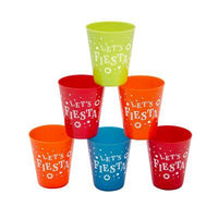 Lets Fiesta - Colourful Plastic Shot Glasses - Chile Mojo