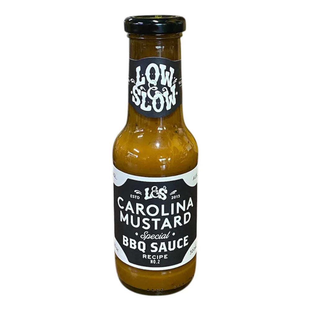 Low n Slow BBQ Sauce Carolina Mustard Recipe 300ml - Chile Mojo