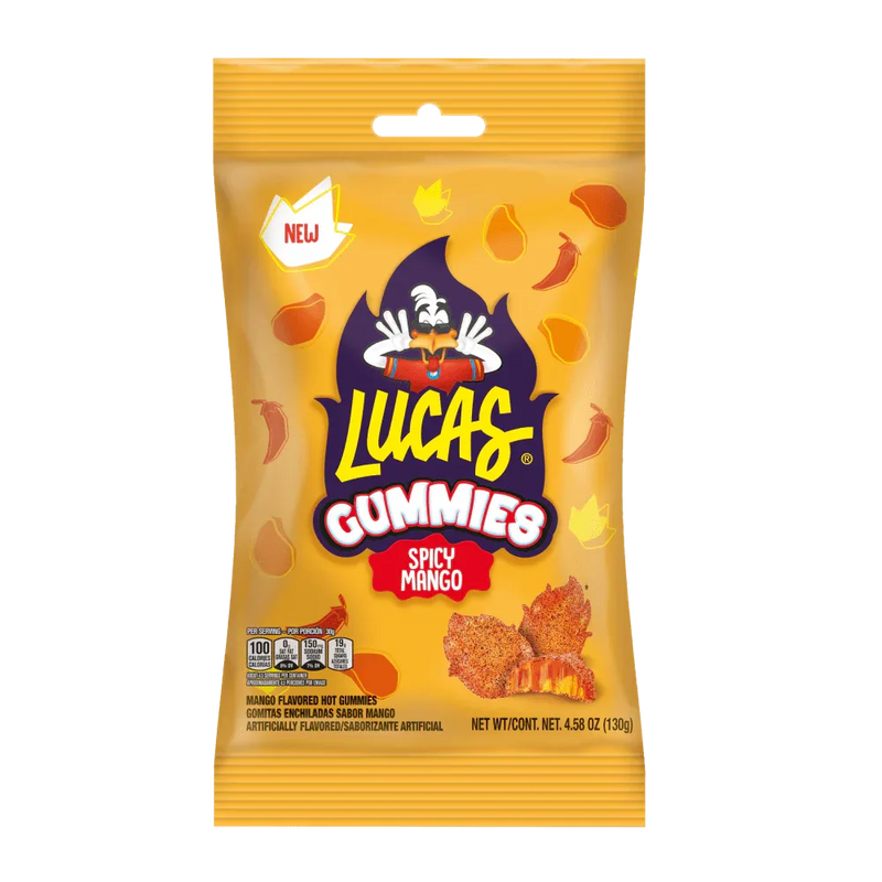 Lucas Gummies Spicy Mango 130gm - Chile Mojo