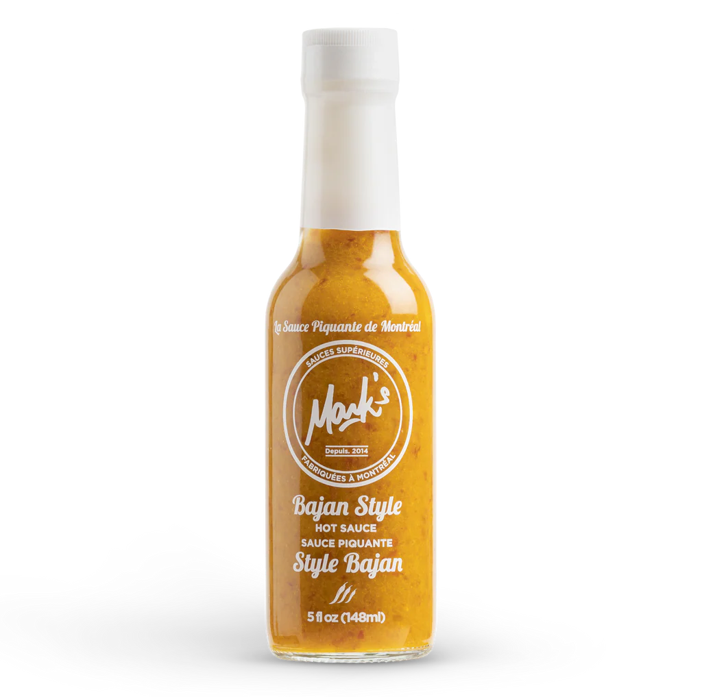 Marks Bajan Style Mustard Hot Sauce 5oz (148ml)