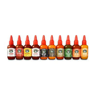 Melindas Mini Liquid Spice Rack (10 x 2oz squeezy bottles) - Chile Mojo