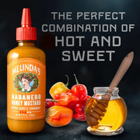 Melindas Hot Habanero Honey Mustard Pepper Sauce 355ml - Chile Mojo