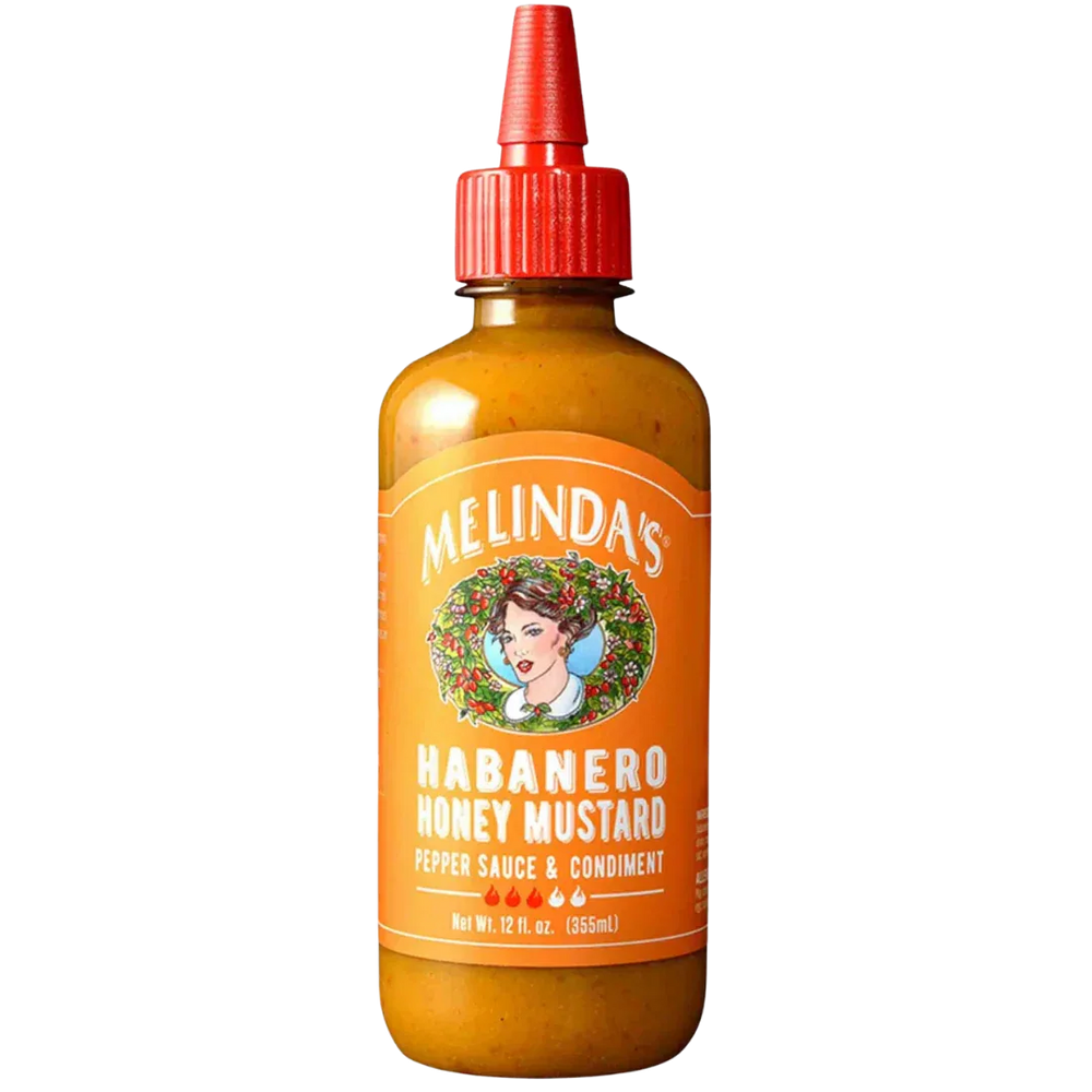 Melindas Hot Habanero Honey Mustard Pepper Sauce 355ml - Chile Mojo