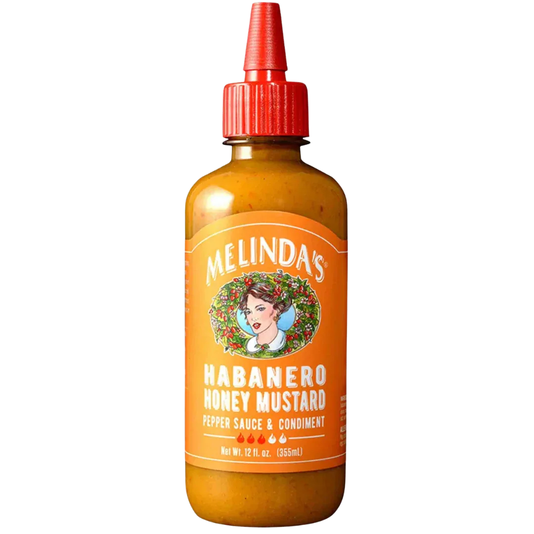 Melindas Hot Habanero Honey Mustard Pepper Sauce 355ml - Chile Mojo