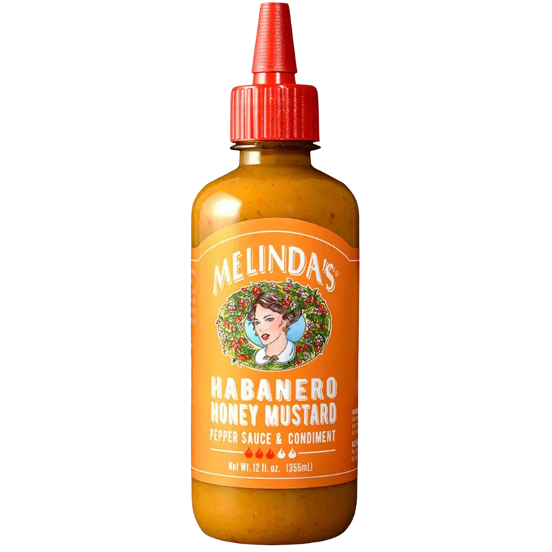 Melindas Hot Habanero Honey Mustard Pepper Sauce 355ml - Chile Mojo
