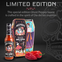 Melindas La Muerta Day of the Dead Sauce in Coffin box 148ml (5oz) - Chile Mojo