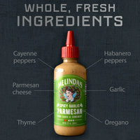 Melindas Wing Sauce Spicy Garlic Parmesan 355ml - Chile Mojo