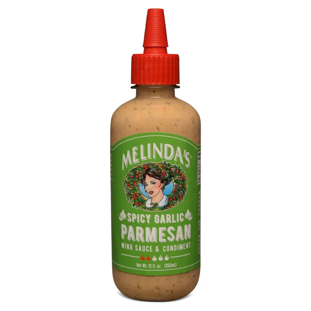 Melindas Wing Sauce Spicy Garlic Parmesan 355ml - Chile Mojo