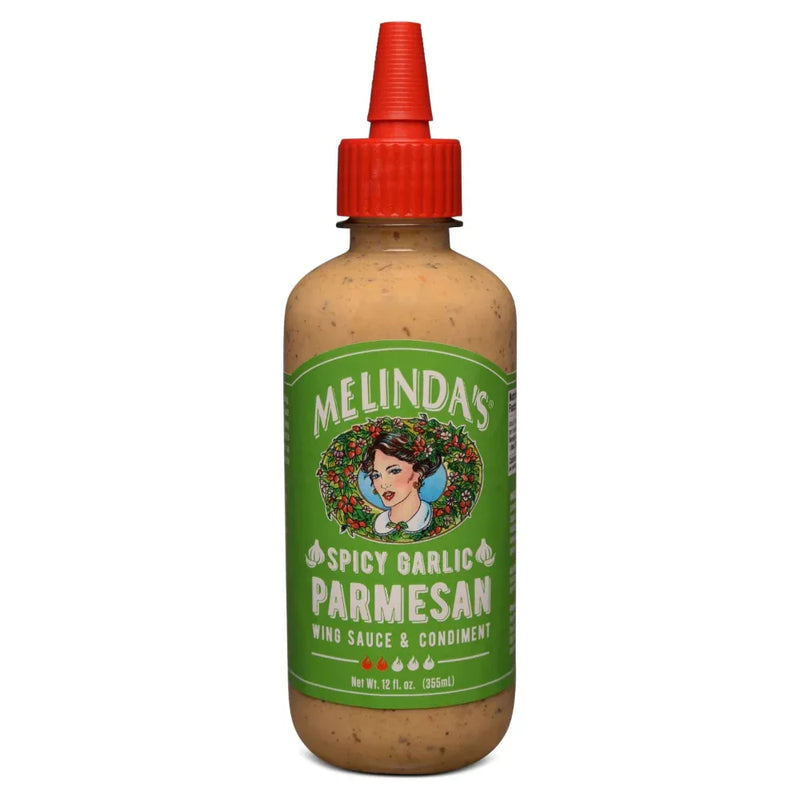 Melindas Wing Sauce Spicy Garlic Parmesan 355ml - Chile Mojo